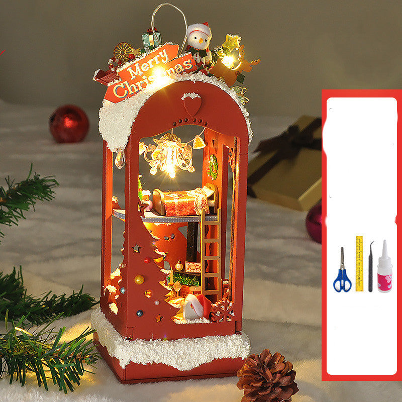 DIY - Christmas Cottage Assembled Toys
