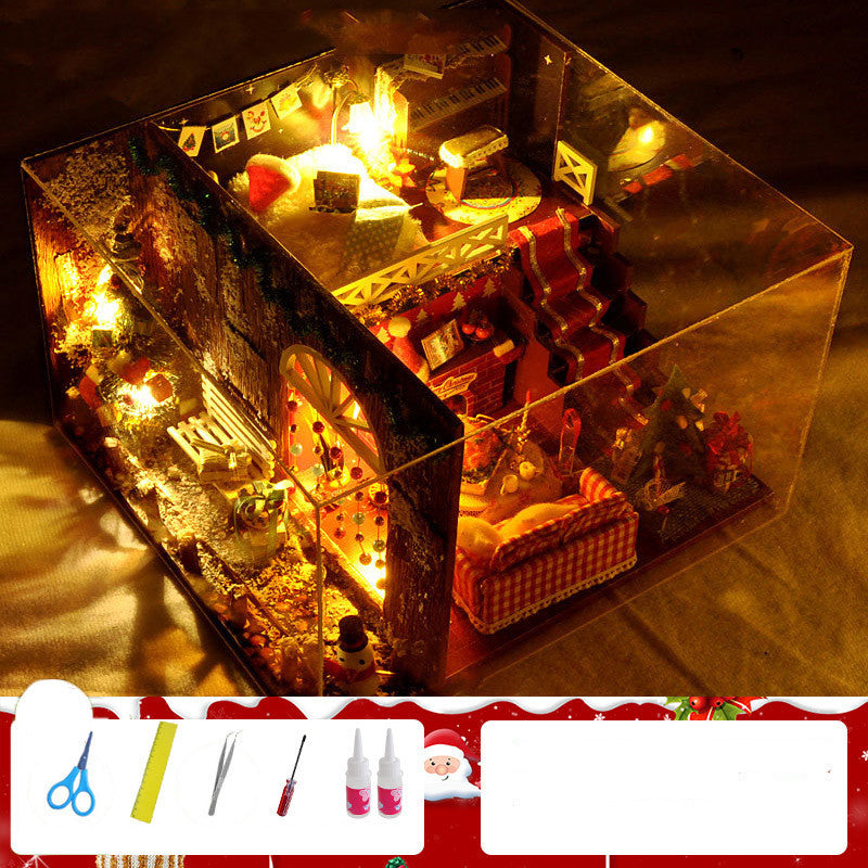 DIY - Christmas Cottage Assembled Toys